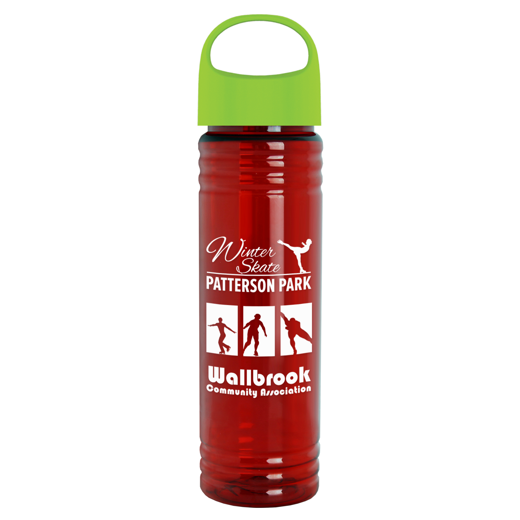 Slim Fit Bottle with Oval Crest Lid - 24 oz.